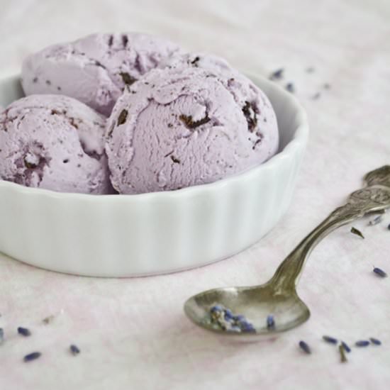 Lavender Honey Ice Cream
