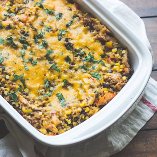 Hatch Chile Quinoa Casserole