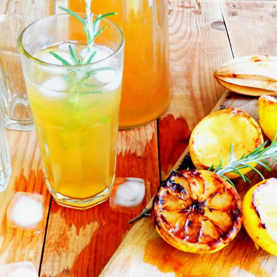 Grilled Lemonade with Rosemary