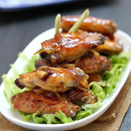 Orange and Ginger Chicken Wings