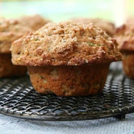Zucchini-Coconut Muffins
