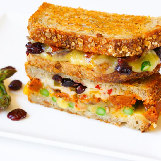 Cranberry Grilled Cheese Sandwich