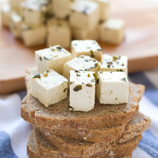 Vegan Tofu Feta Cheese