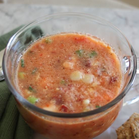 Zucchini & Pepper Gazpacho