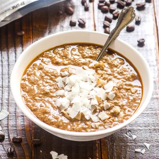 Caffe Mocha Protein Overnight Oats