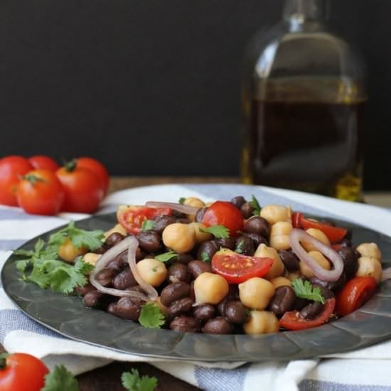Chili Garlic Bean Salad