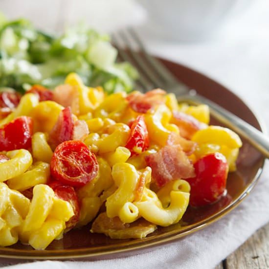 BLT Baked Mac and Cheese