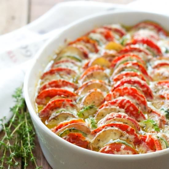 Late Summer Vegetable Tian
