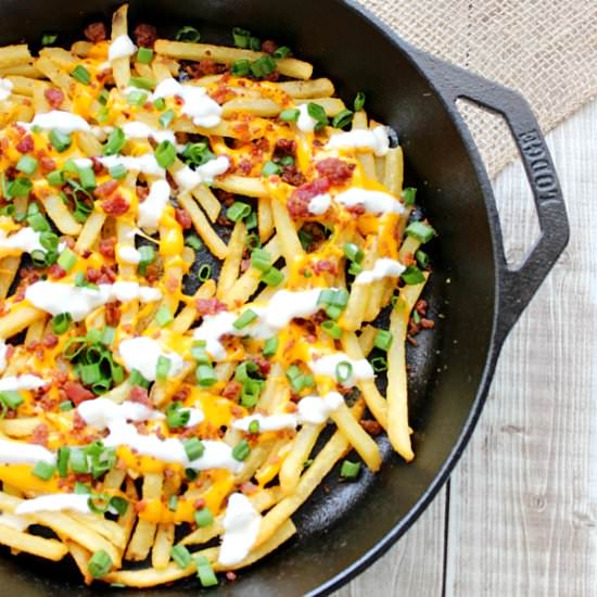 Loaded Bacon and Cheese Fries