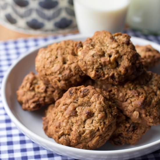 Oatmeal and Raisin Cookies