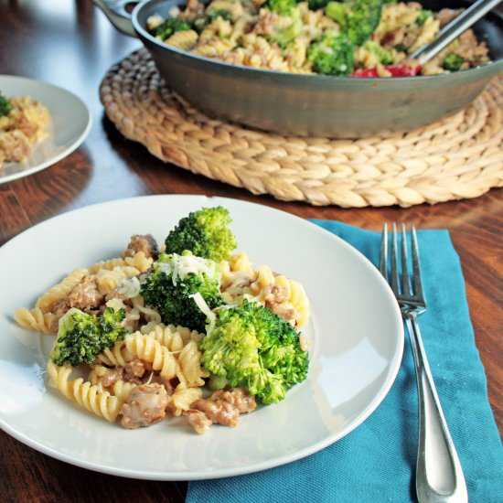 Broccoli and Sausage Pasta Toss