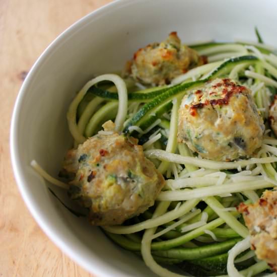 Chicken and Zucchini Meatballs