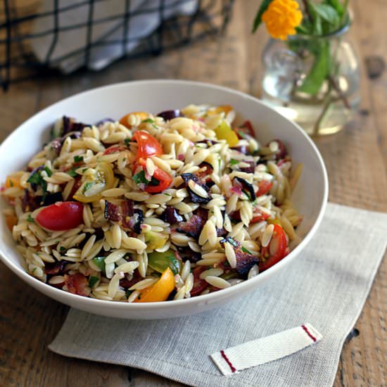 Lemony Orzo Pasta Salad