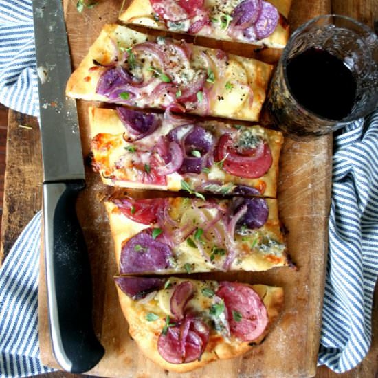 Gorgonzola Potato Pizza