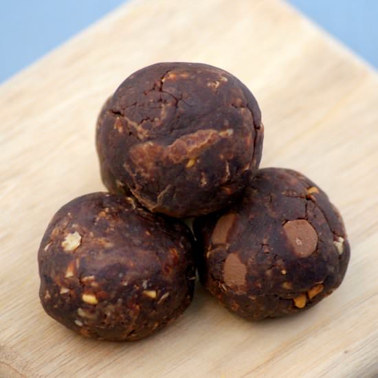 Raw Peanut Butter Chocolate Brownie