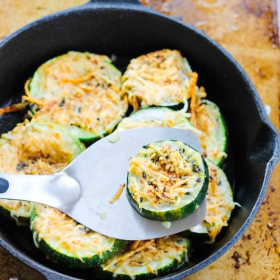 Parmesan Crusted Zucchini