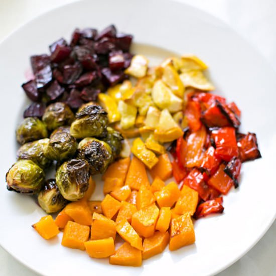 Rainbow Roasted Vegetables