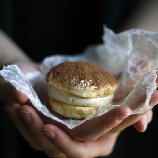 Tiramisu Ice Cream Sandwiches