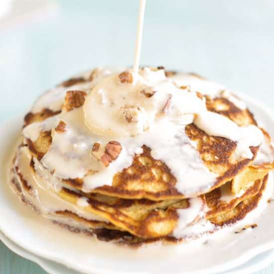 Banana Oat Pancakes