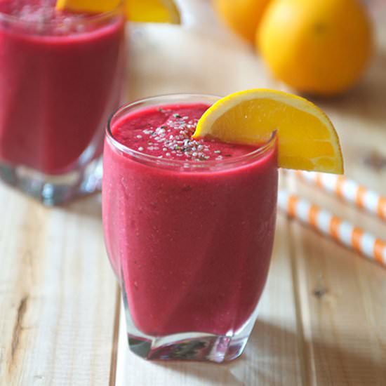 Raspberry Orange Smoothie