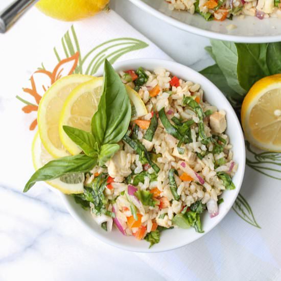 Lemon Basil Chicken Salad