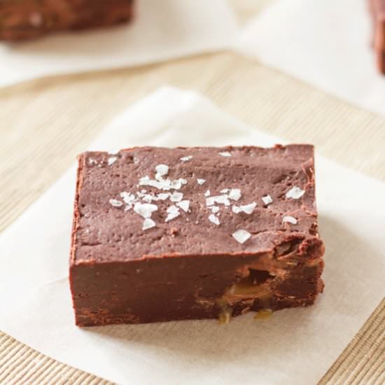 Salted Caramel Fudge