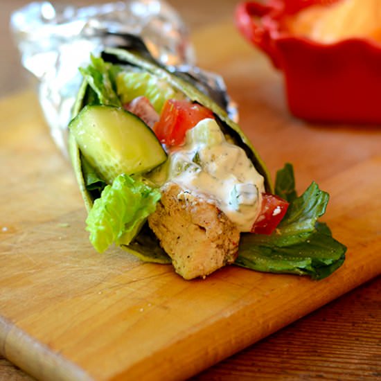 Greek Chicken Wrap