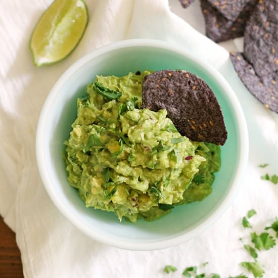 Grilled Pineapple Coconut Guacamole