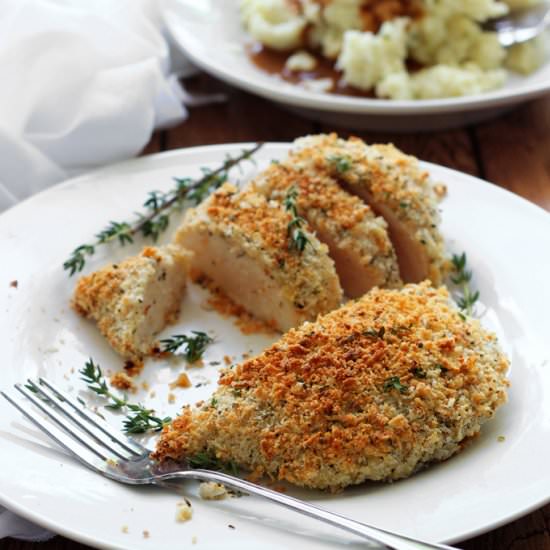 Parmesan and Herb Crusted Chicken