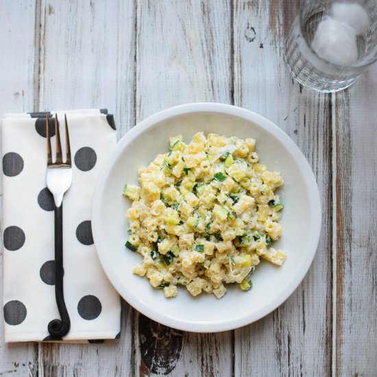 Pasta with Zucchini and Ricotta
