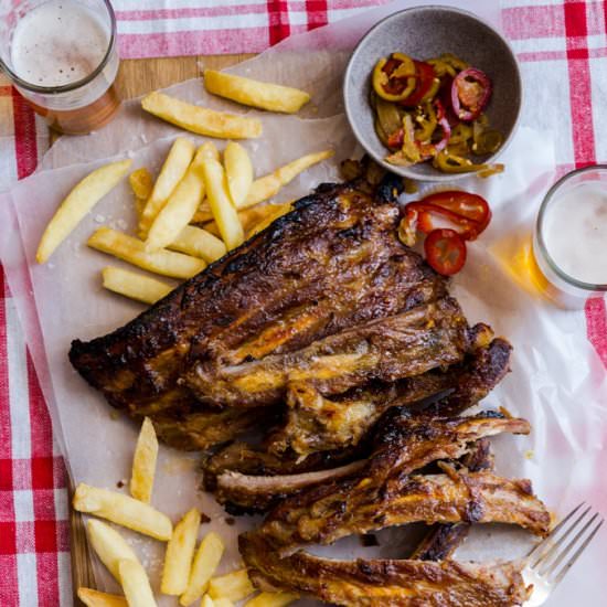 Sweet and Sour Tequila Ribs