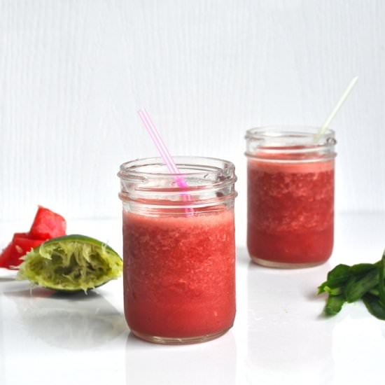 Watermelon, Cucumber, Lime Slush