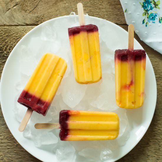 Mango Plum Popsicle