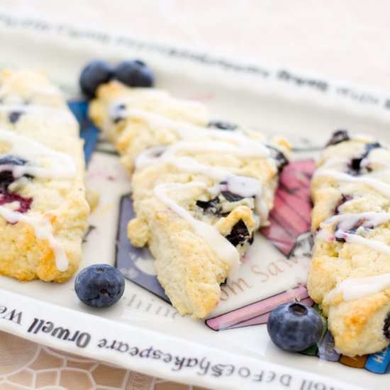 Lemon Blueberry Scones