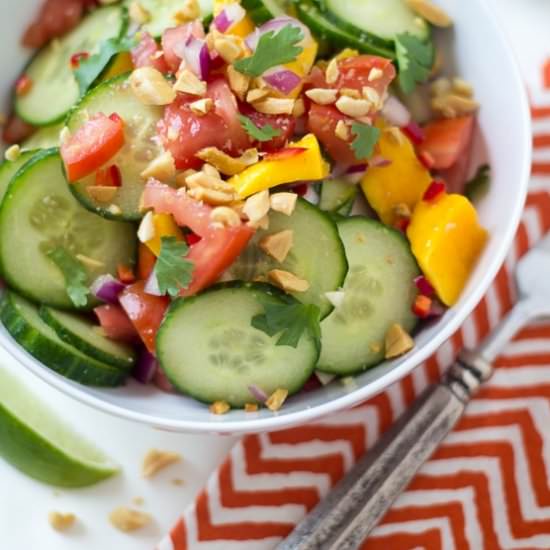 East African Mango & Cucumber Salad