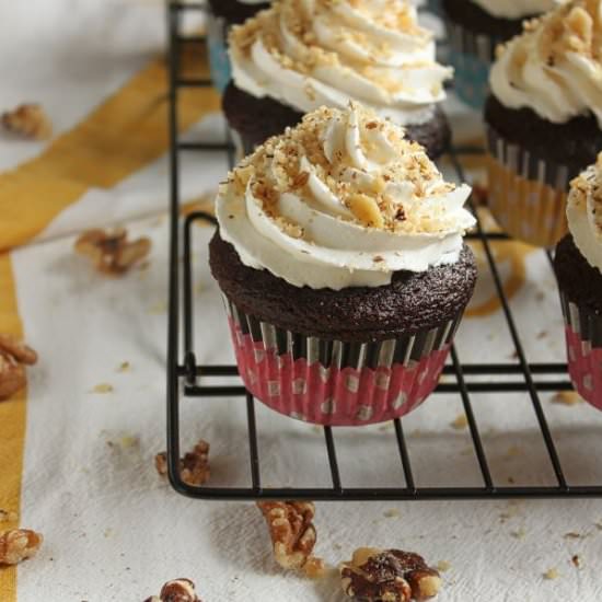 Banana Split Cupcakes