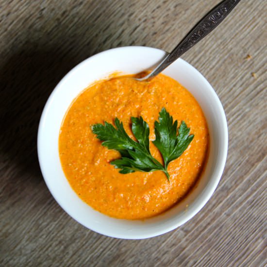 Roast Red Pepper & Cashew Soup