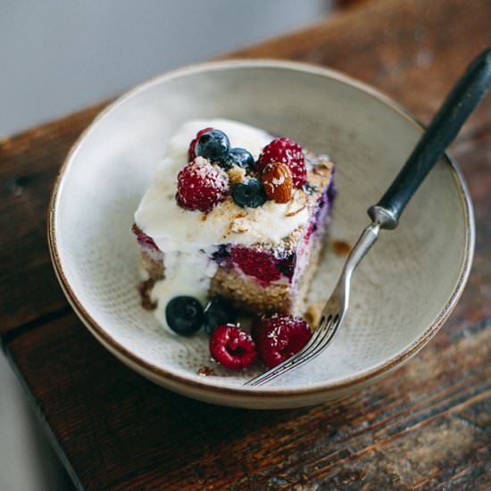 Millet Baked with Berries