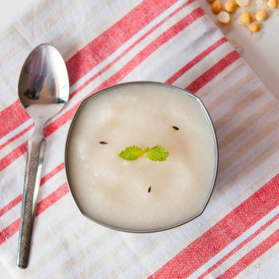 Rice and Fried Gram Porridge