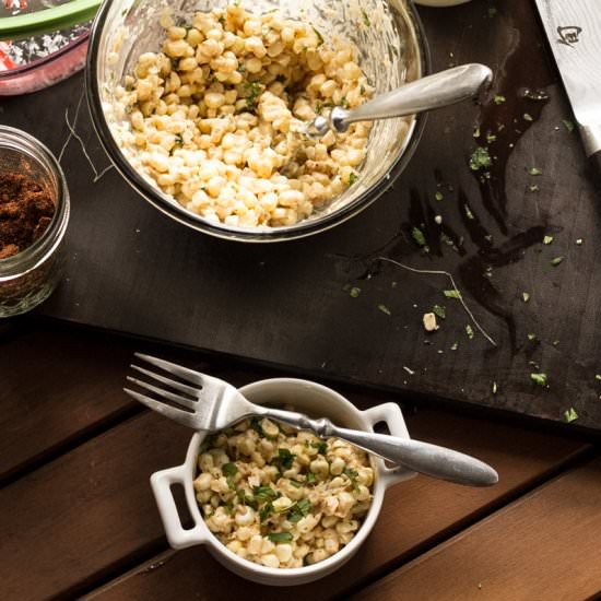 Easy Mexican Street Corn