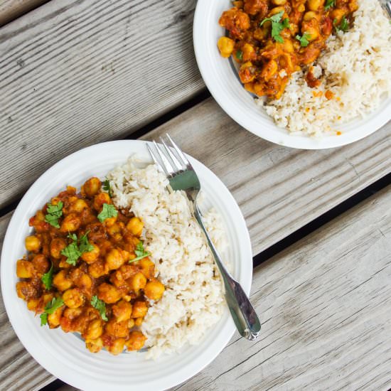 Chickpea Vindaloo