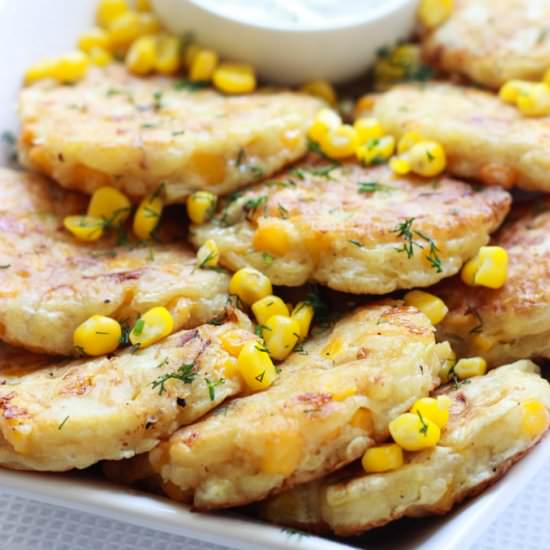 Corn and Bacon Fritters