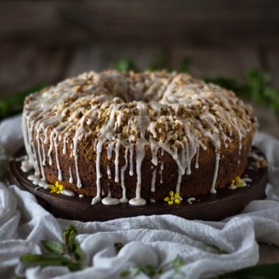 Mango and Coconut Coffee Cake