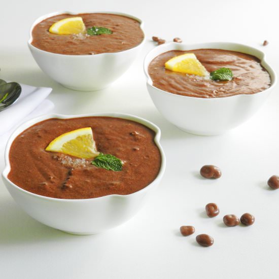 Spiced chocolate mousse