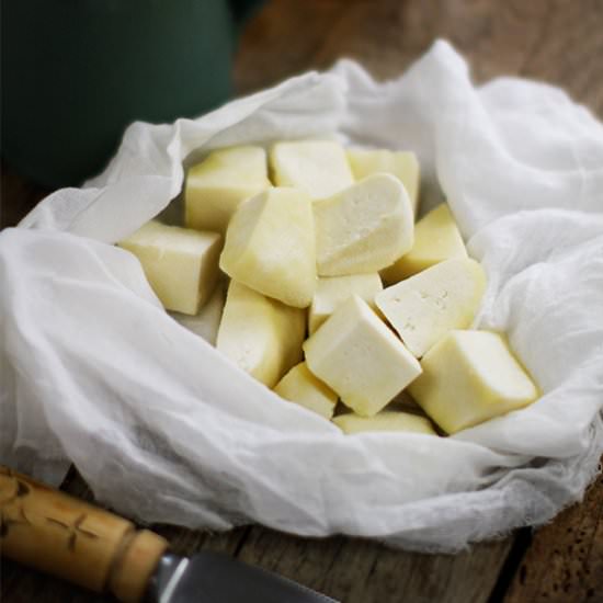 Homemade Paneer