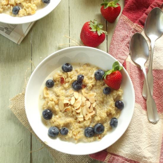 Coconut Almond Breakfast Quinoa