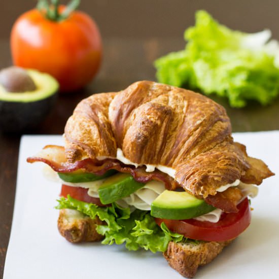 Turkey Avocado BLT Croissant