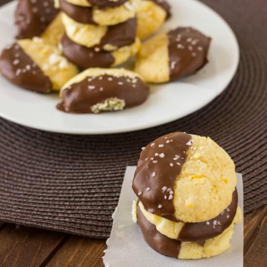 Orange Cookie Crinkles Chocolate
