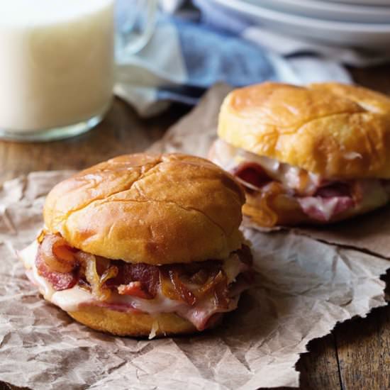Ham and Cheese with Bacon