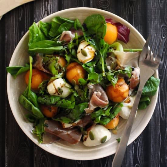 Prosciutto Cantaloupe Salad